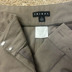TRIBAL Size 12 Dress Slacks Straight Leg Low Rise